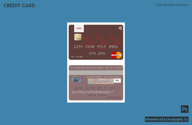 Mosambik Banco Moza Mastercard Beispielvorschau
